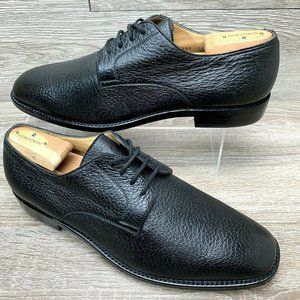 NEW Gravati Italy Men’s Derby Dress Shoes PECCARY Leather Black Arthur Beren